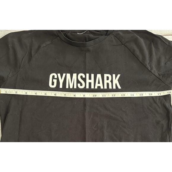 Gymshark TShirt Womens Medium Black Short Sleeve Logo Workout Gym - Picture 2 of 4